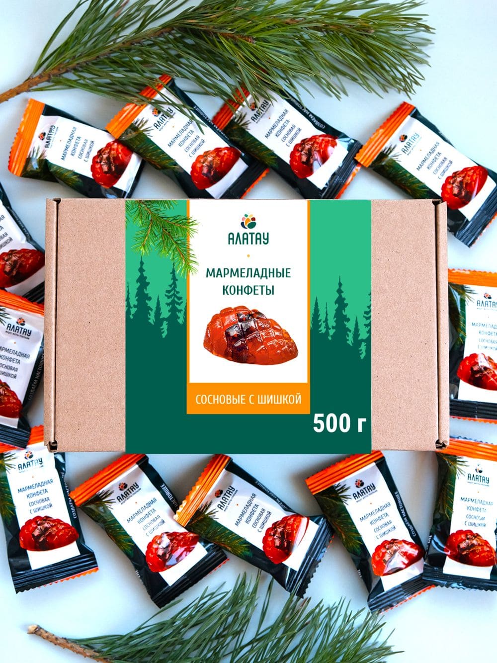 Мармелад с сосновой шишкой, 500 г Мармелад с сосновой шишкой, 500 г