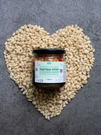 Кедровый орех в Сосновом сиропе, 200 мл Кедровый орех в Сосновом сиропе, 200 мл