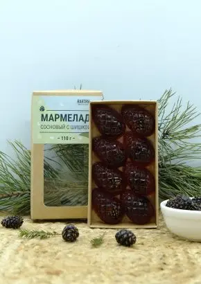 Мармелад с сосновой шишкой, 110 г Мармелад с сосновой шишкой, 110 г