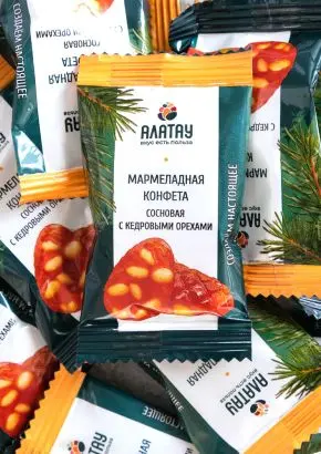 Мармелад сосновый с кедровыми орешками, 1 кг Мармелад сосновый с кедровыми орешками, 1 кг