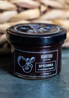 Брусника в сосновом сиропе, 100 мл Брусника в сосновом сиропе, 100 мл