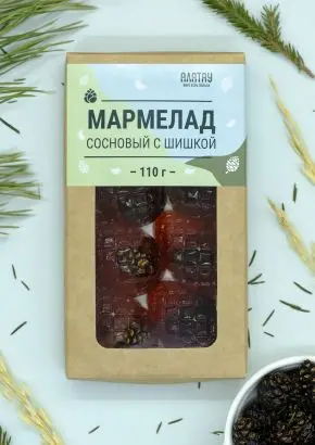 Мармелад с сосновой шишкой, 110 г Мармелад с сосновой шишкой, 110 г