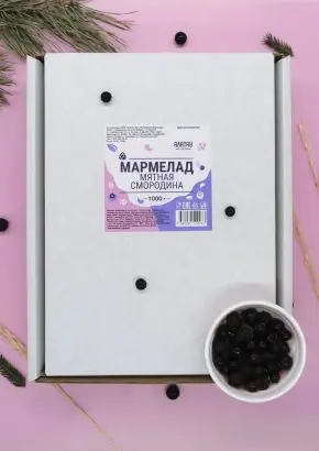 Мармелад ягодный Мятная смородина, 1 кг Мармелад ягодный Мятная смородина, 1 кг