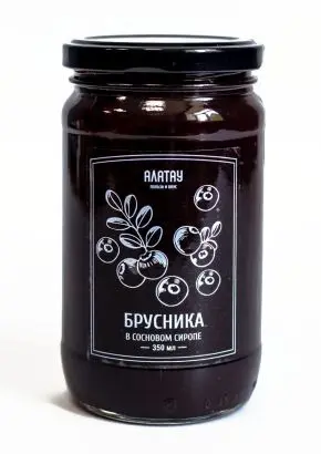 Брусника в сосновом сиропе, 350 мл Брусника в сосновом сиропе, 350 мл