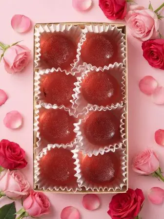 Мармелад цветочный Роза в крафтовой упаковке 100 г