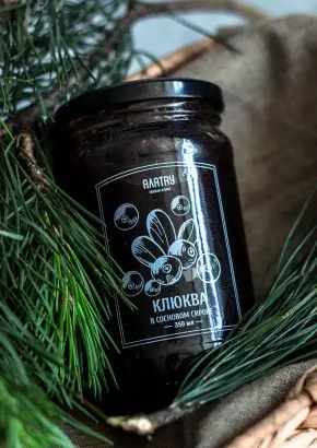 Клюква в сосновом сиропе, 350 мл Клюква в сосновом сиропе, 350 мл