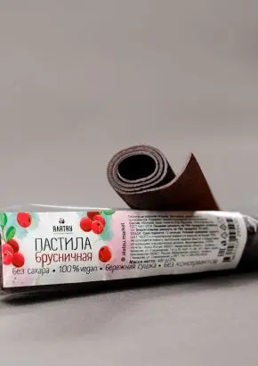 Пастила брусничная (без сахара) 45 г Пастила брусничная (без сахара) 45 г