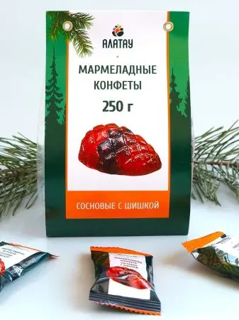 Мармелад с сосновой шишкой, 250 гр Мармелад с сосновой шишкой, 250 гр